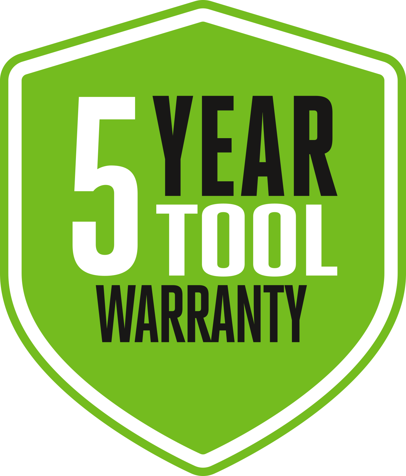 Domestic Use 5 Year Tool Warranty